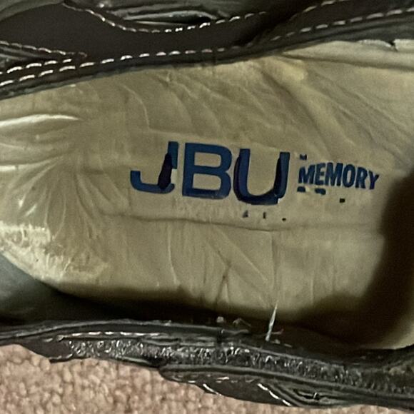 JBU Gray Leather Sandals. 7.5 - Picture 2 of 4